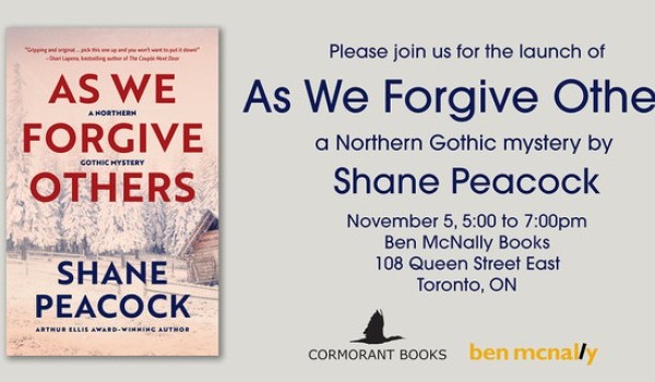 Shane Peacock book launch: As We Forgive Others