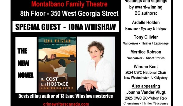 CWC’s Crime Writers Takeover of The Vancouver Public Library