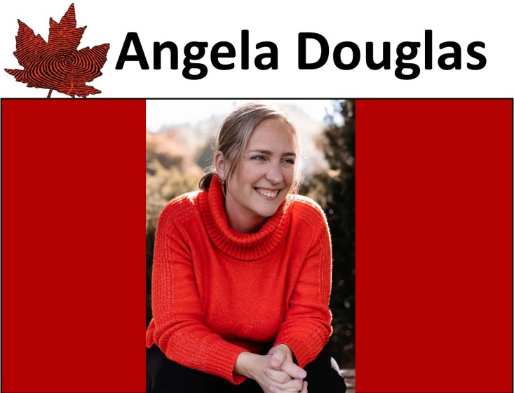 Angela Douglas, nominated for Best Crime Novel Set in Canada