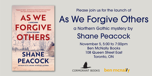 Shane Peacock book launch: As We Forgive Others