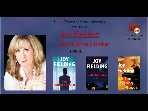 How to Write a Thriller with Joy Fielding