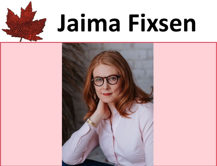 Jaima Fixsen, Nominated for The Miller-Martin Award for Best Crime Novel