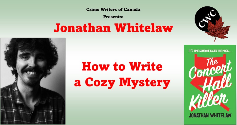 How to Write a Cozy with Jonathan Whitelaw