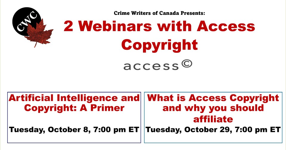 Upcoming Members Only Webinars with Access Copyright