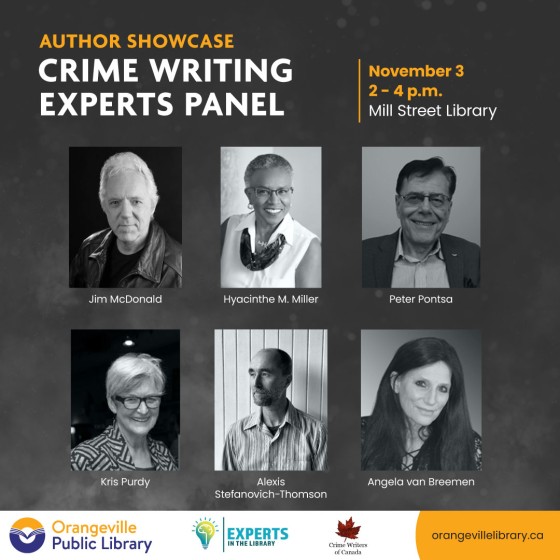 Crime Writing Experts Panel: Author Showcase